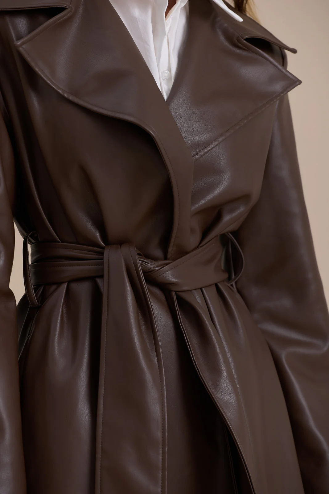 ANUSHKA TRENCH COAT | CHOCOLATE - SALE - Image 10