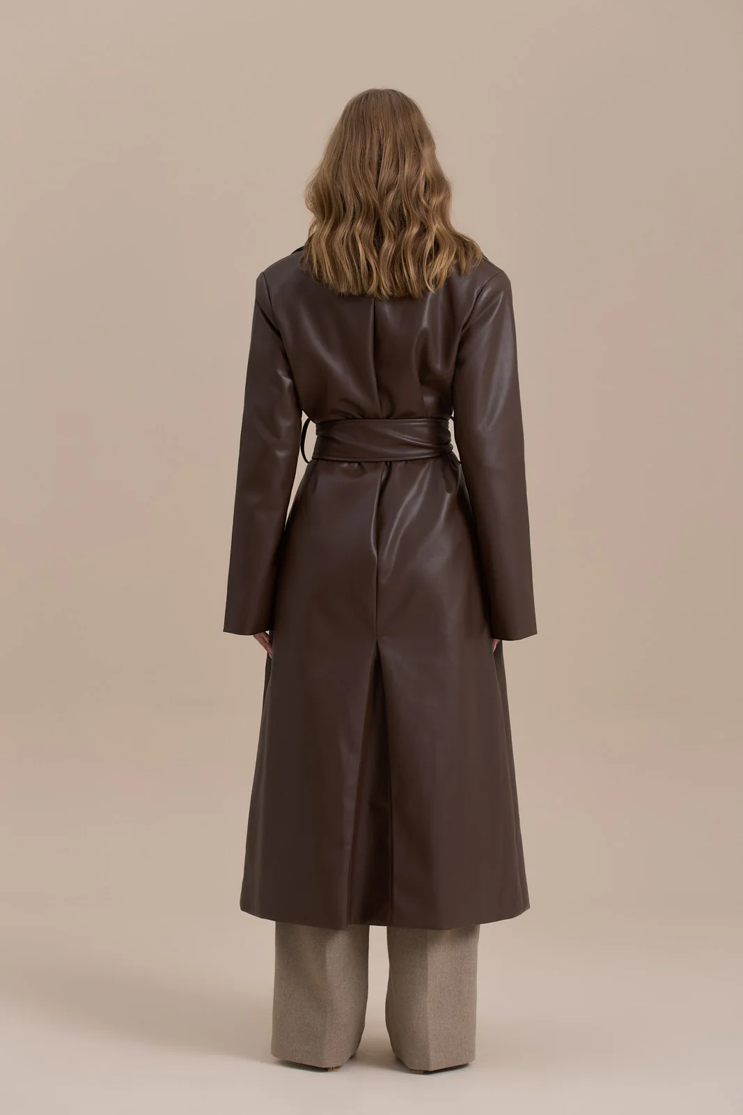 ANUSHKA TRENCH COAT | CHOCOLATE - SALE - Image 5