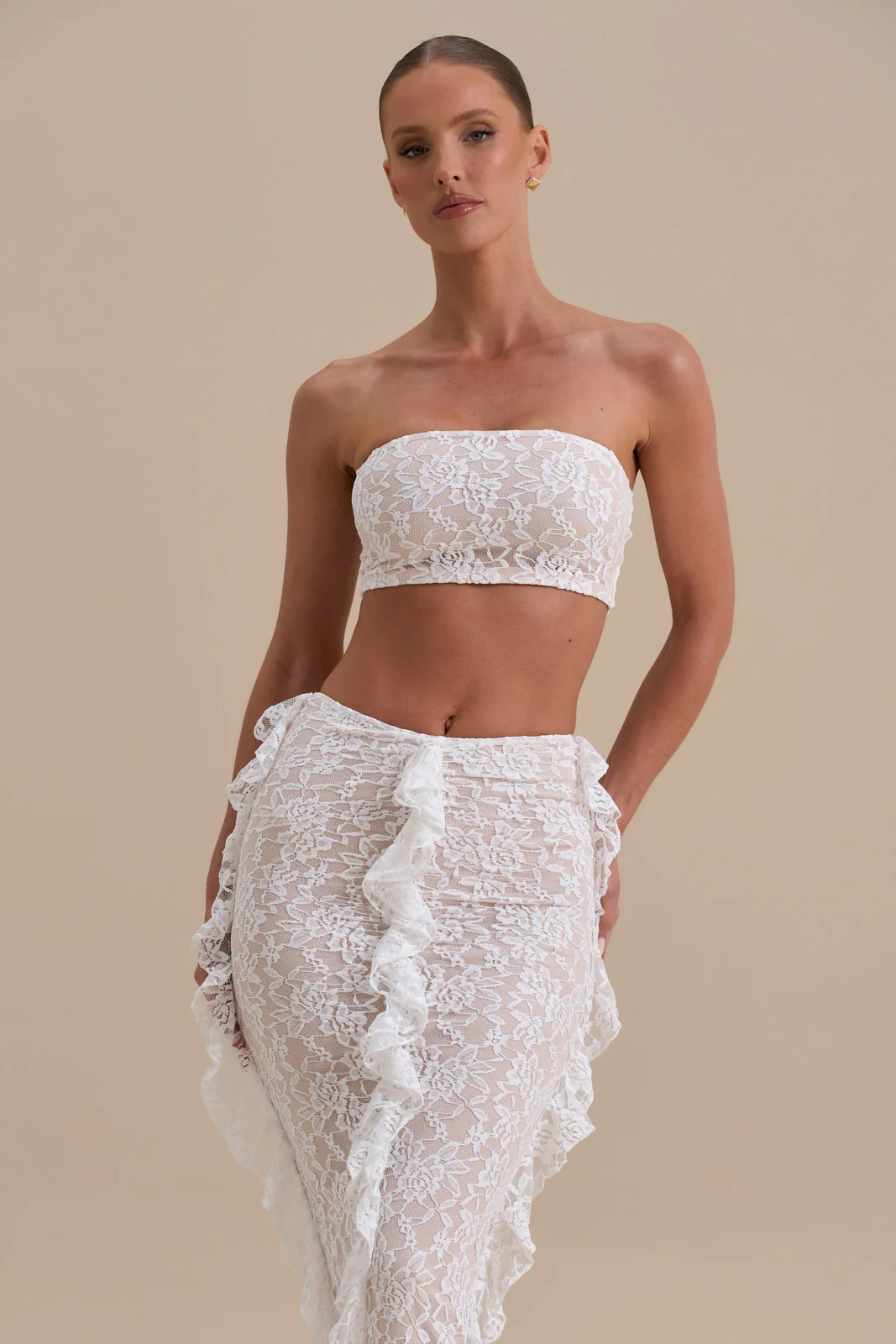 ARIEL CO-ORD | WHITE LACE - SALE - Image 3