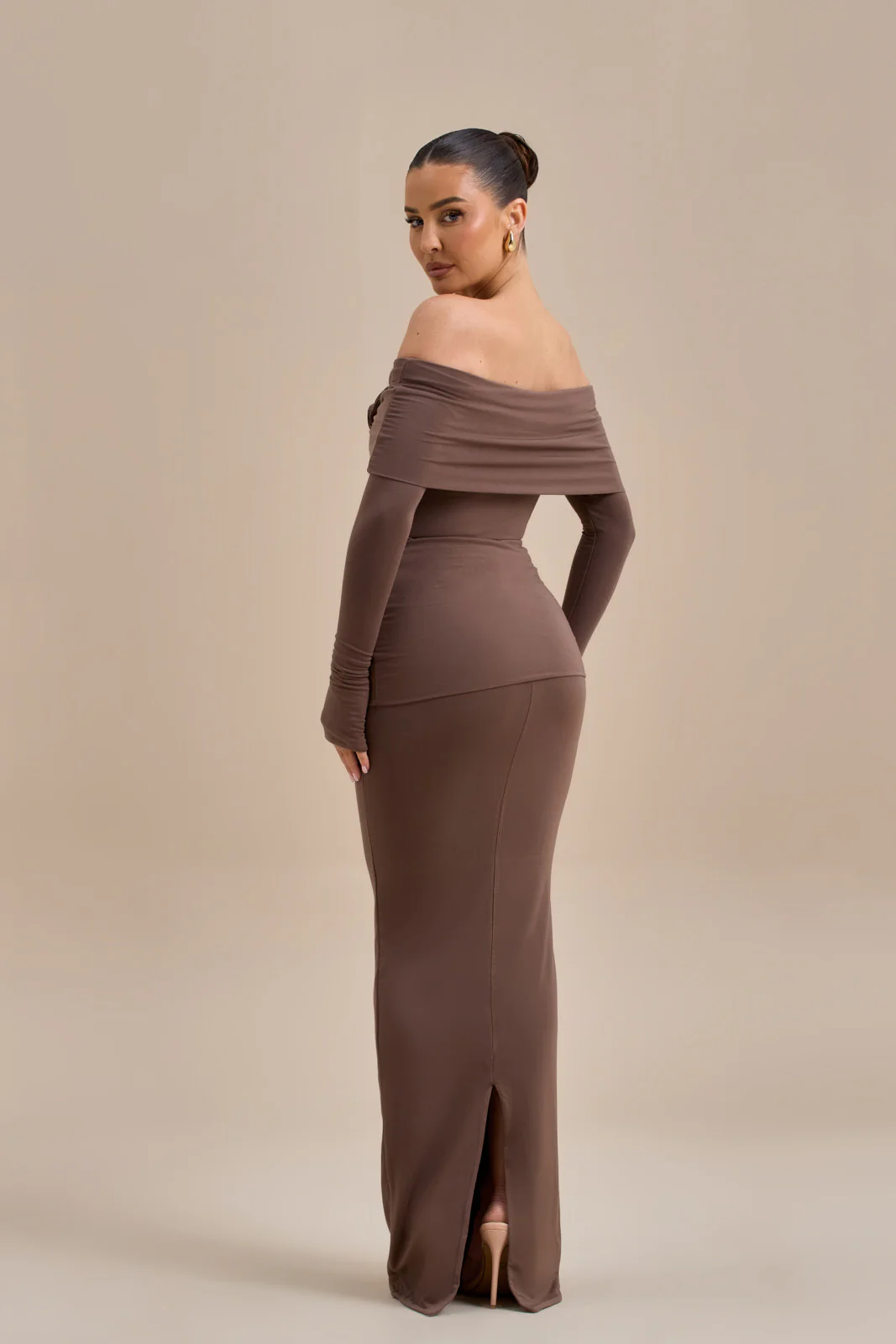 BELLE ROSE BODYSUIT | CHOC - SALE - Image 7