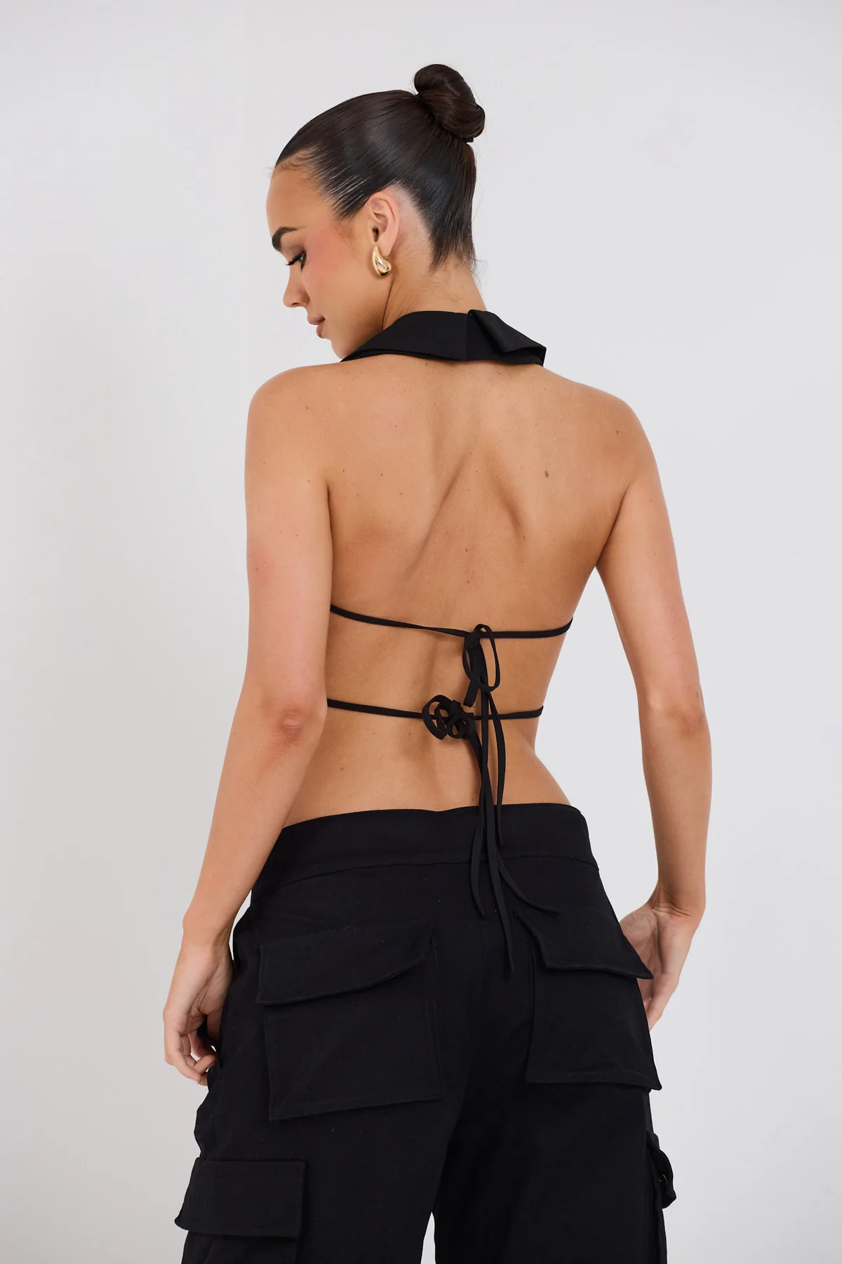 ISLA BLAZER TOP | BLACK - SALE - Image 4