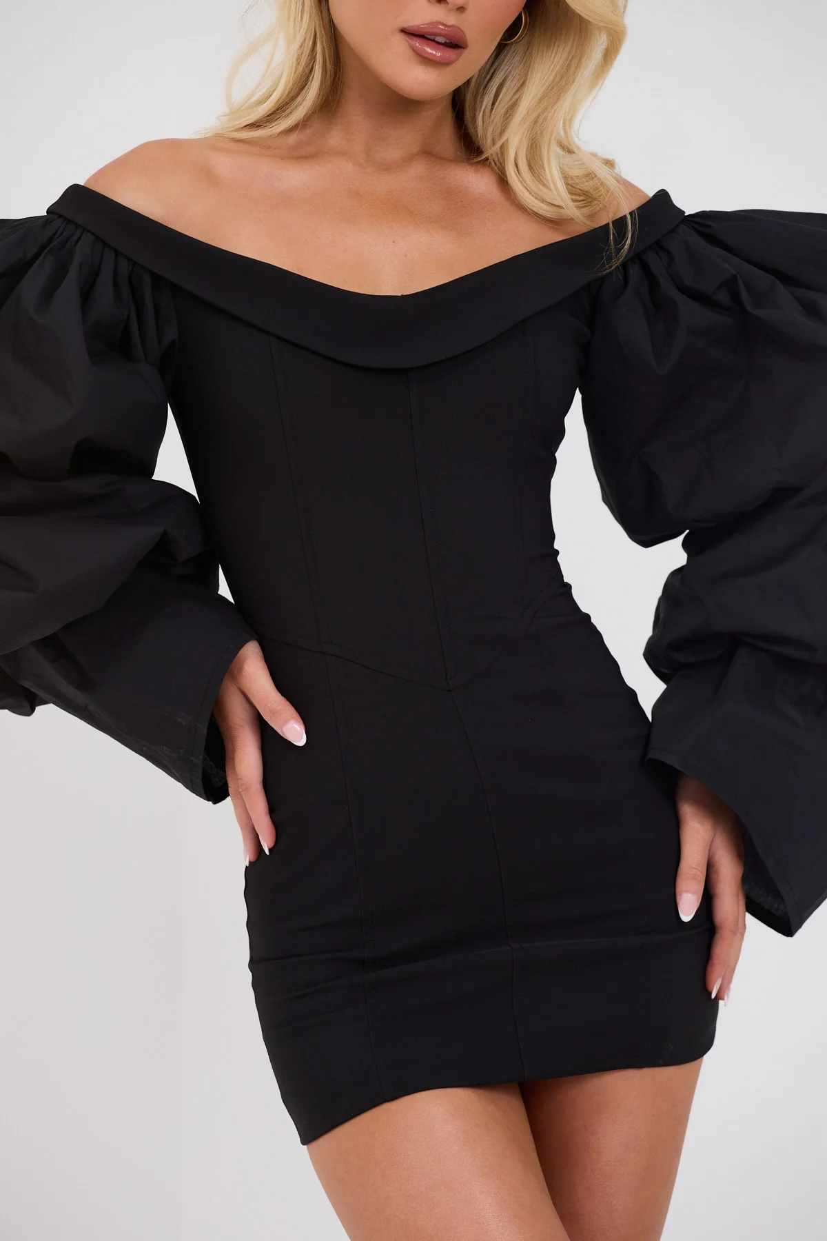 PALOMA MINI DRESS | BLACK - SALE - Image 11