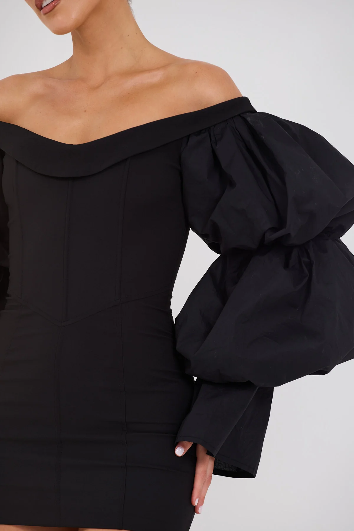 PALOMA MINI DRESS | BLACK - SALE - Image 14