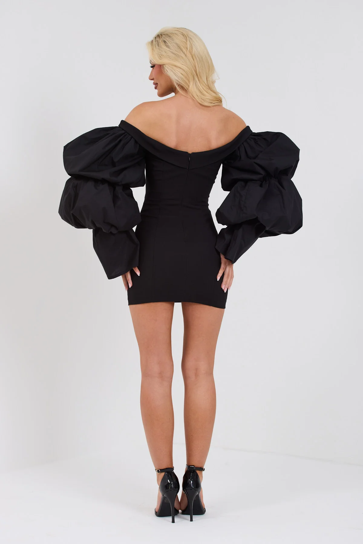PALOMA MINI DRESS | BLACK - SALE - Image 8