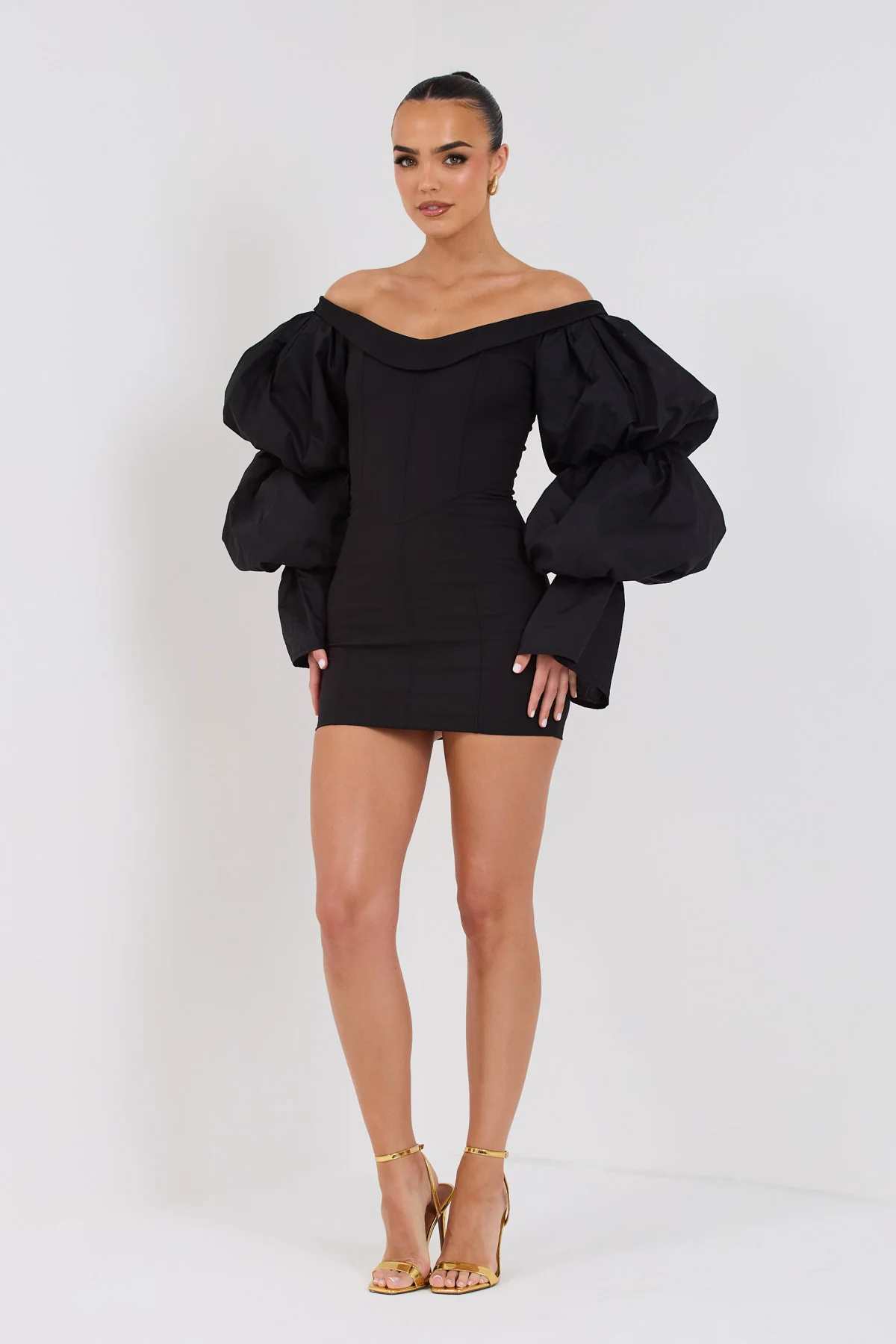 PALOMA MINI DRESS | BLACK - SALE - Image 9