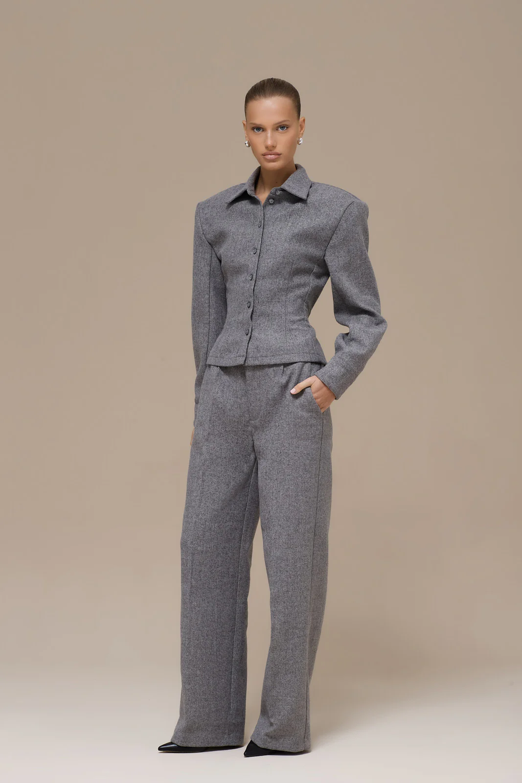 BLAIR TROUSER | GREY - SALE