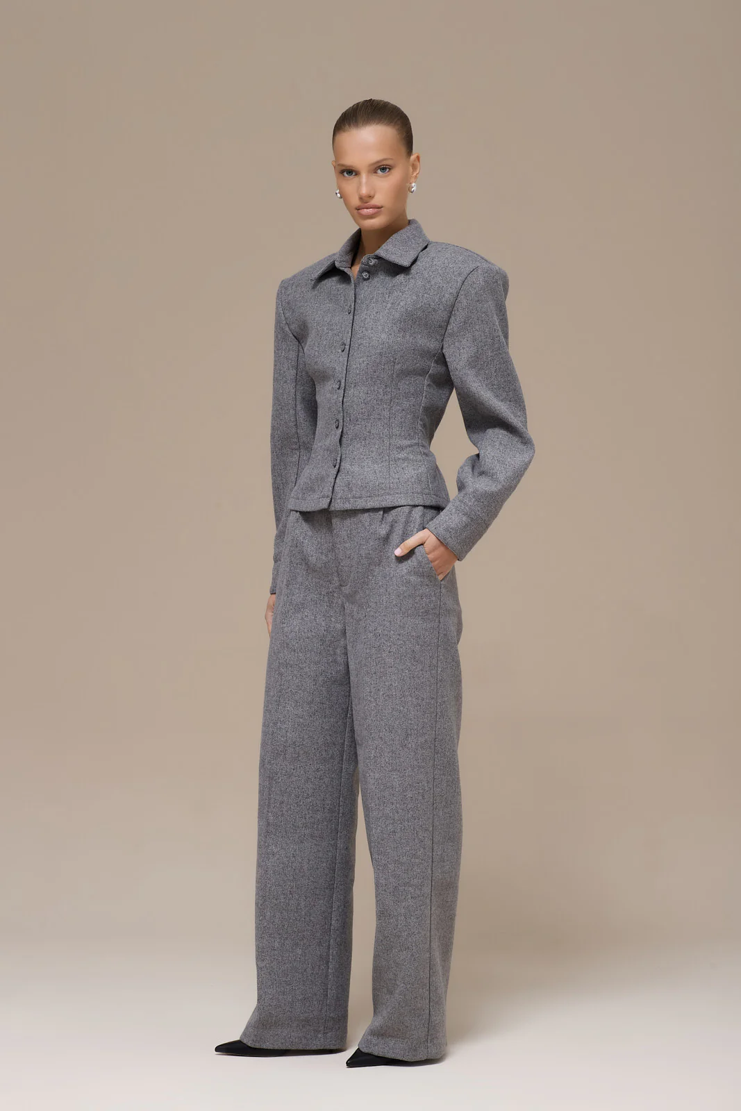 BLAIR TROUSER | GREY - SALE - Image 10