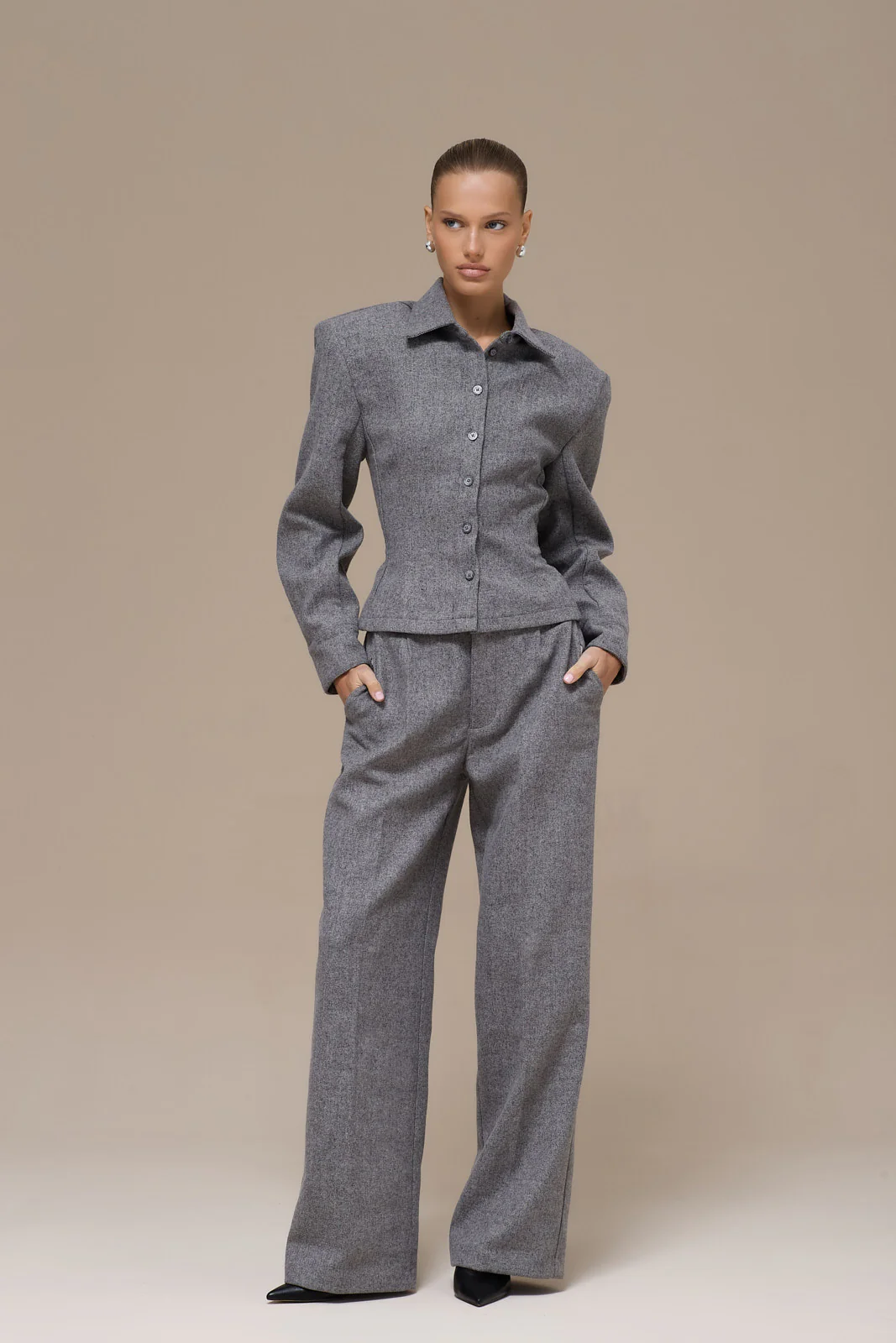 BLAIR TROUSER | GREY - SALE - Image 7