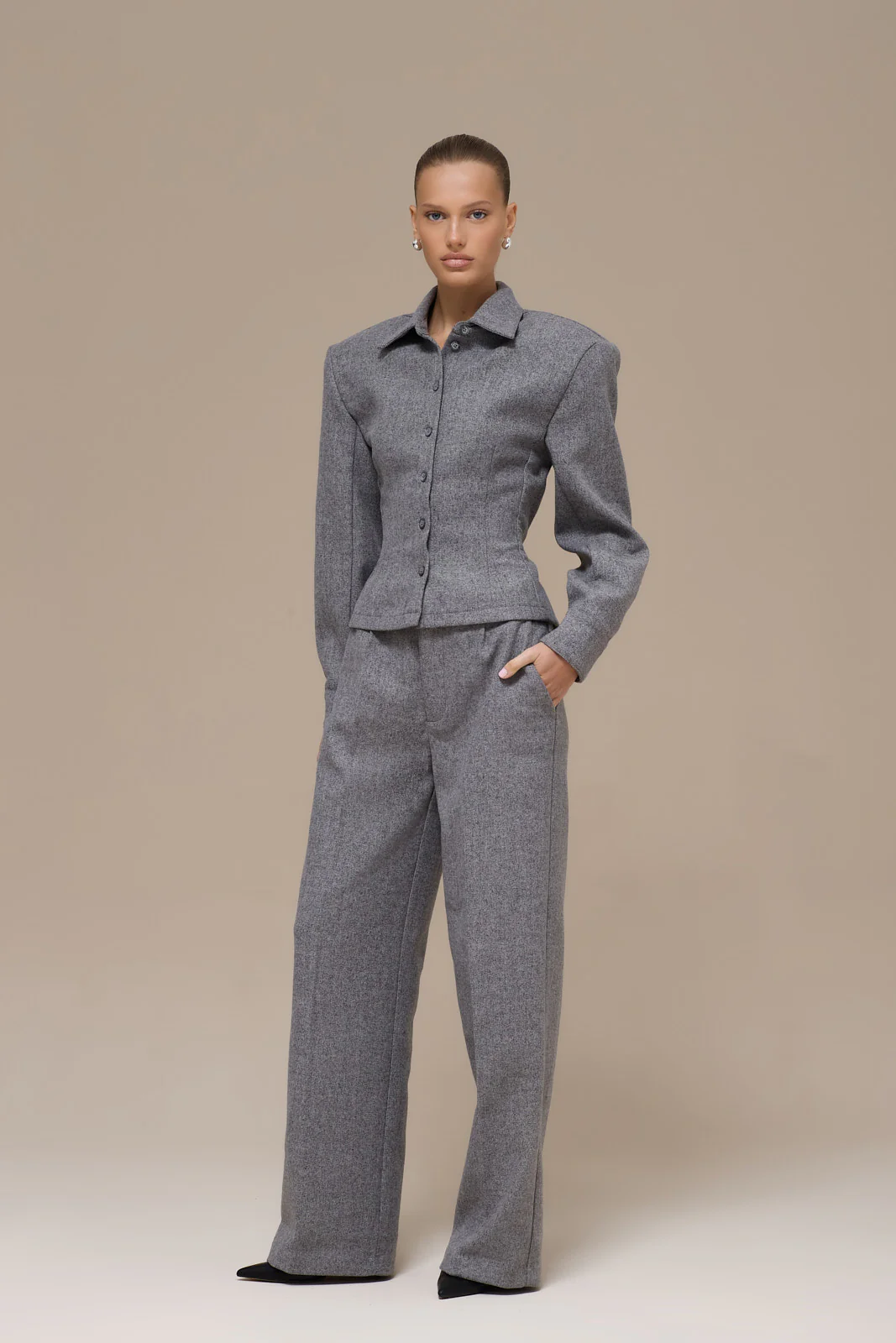 BLAIR TROUSER | GREY - SALE - Image 9