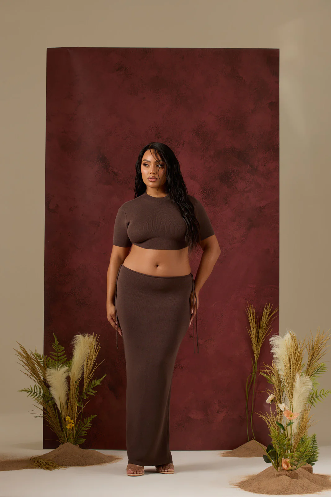 ELLE CO-ORD | CHOCOLATE - SALE