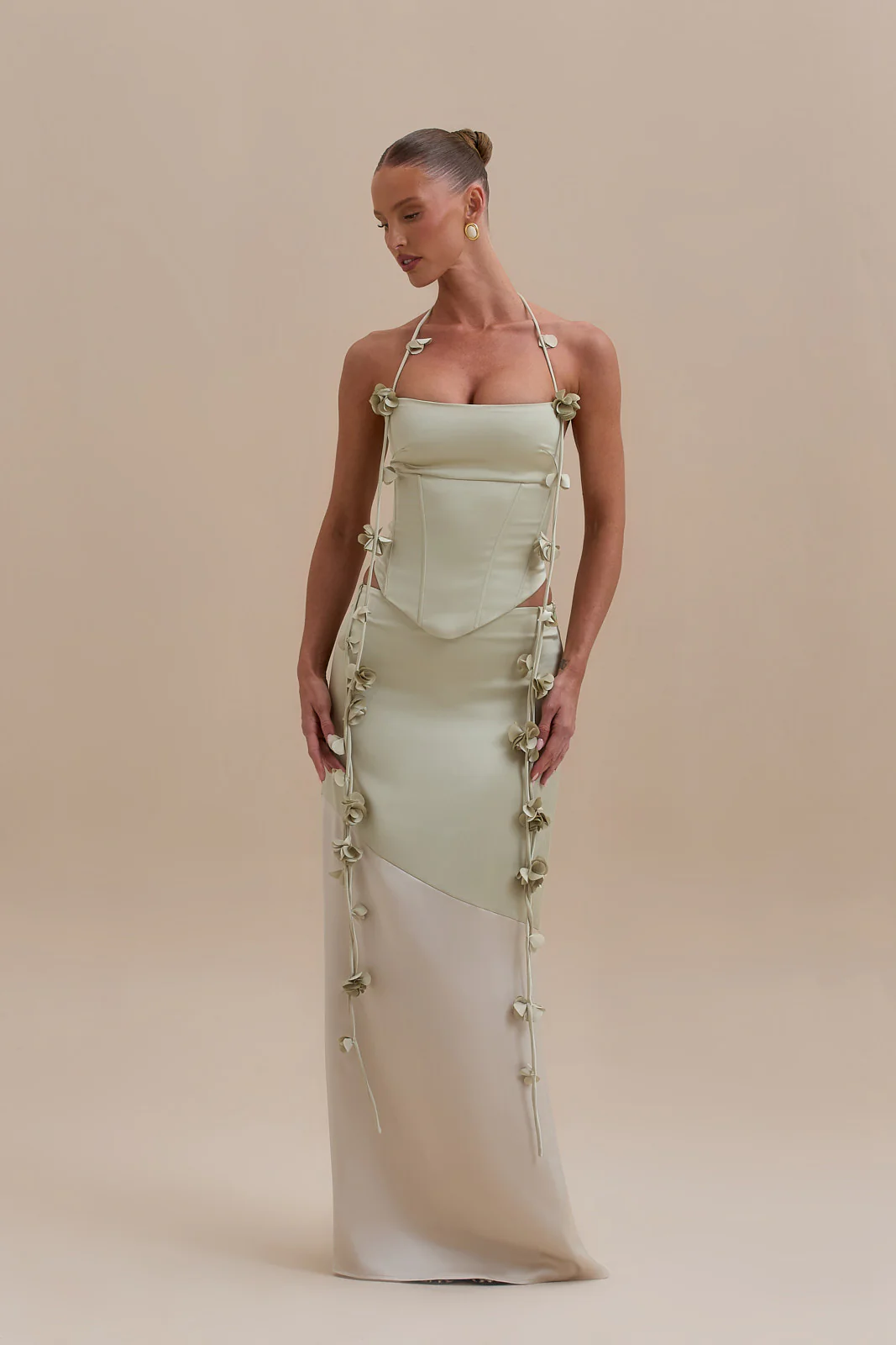 ESMERELDA CORSET | SAGE - SALE - Image 9