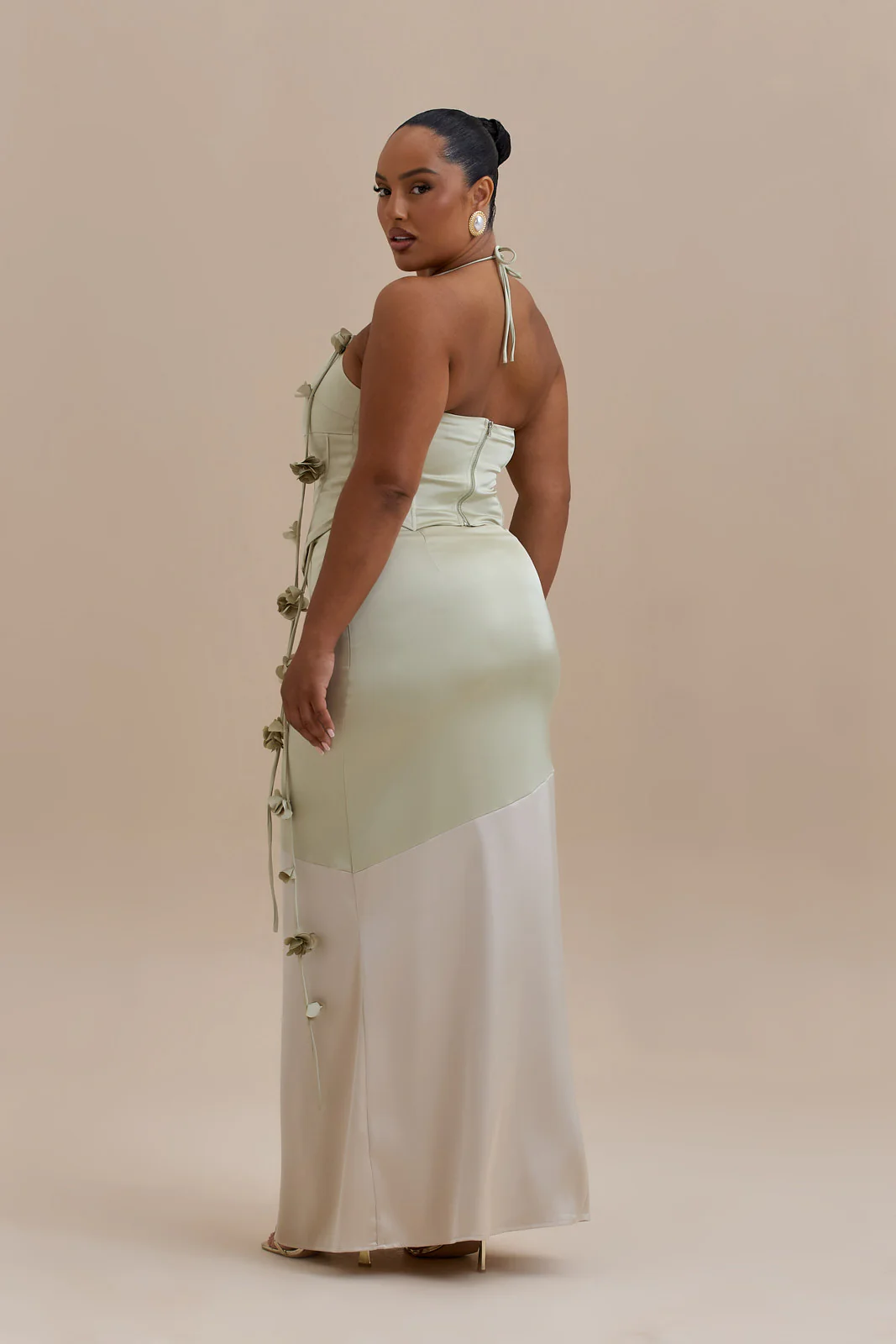 ESMERELDA CORSET | SAGE - SALE - Image 12
