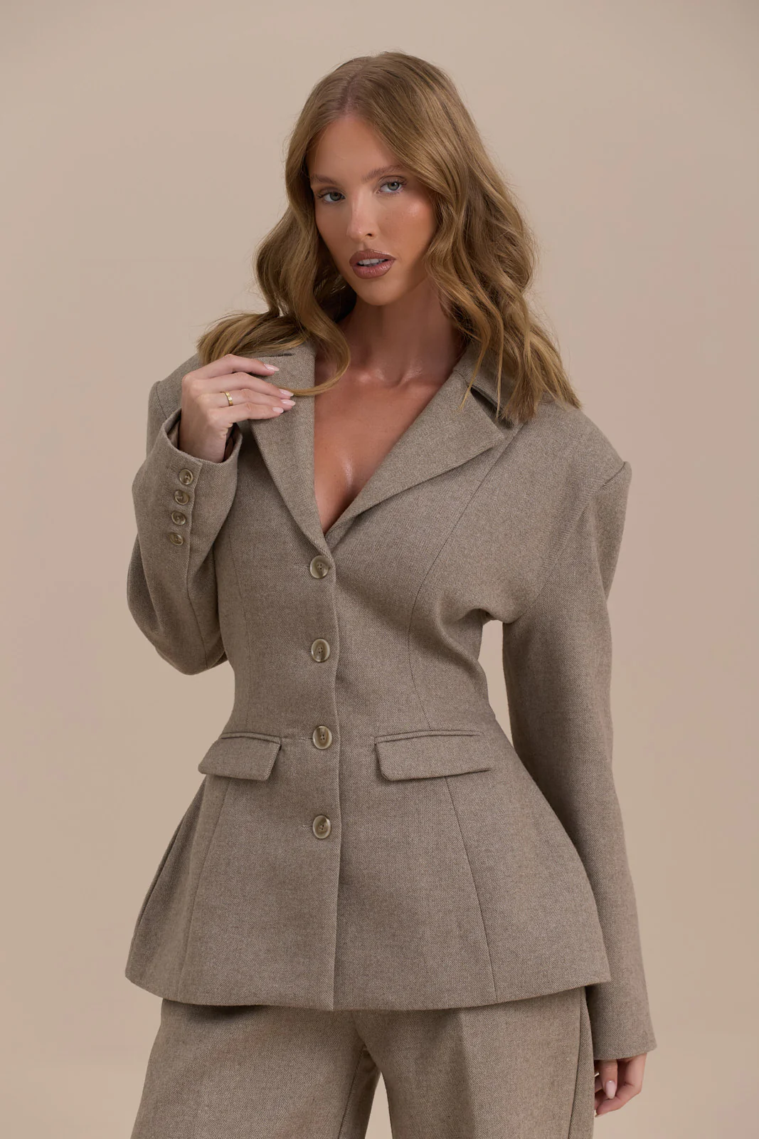 FARRON BLAZER | SAND - SALE - Image 3