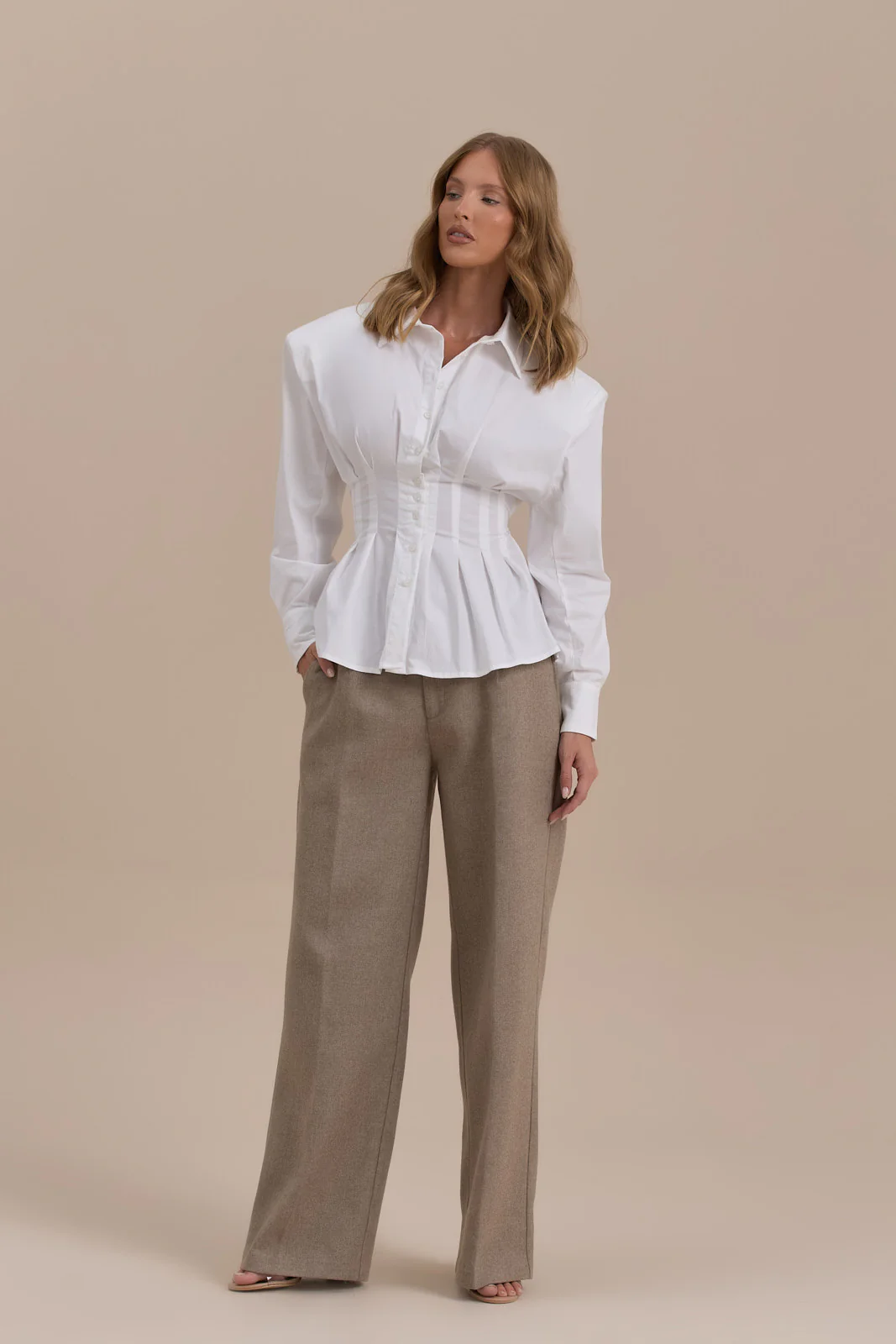 FARRON TROUSER | SAND - SALE - Image 11