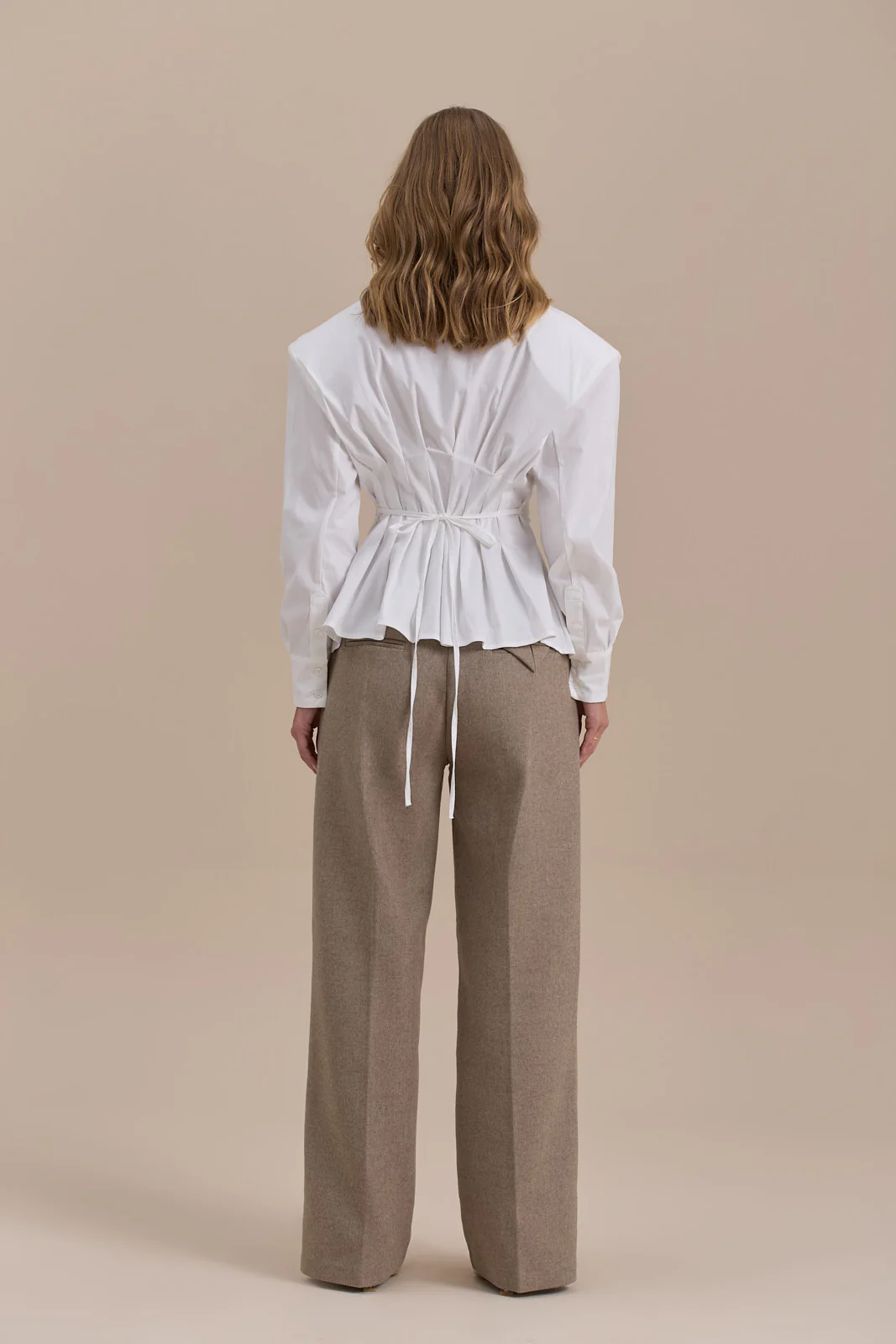 FARRON TROUSER | SAND - SALE - Image 12