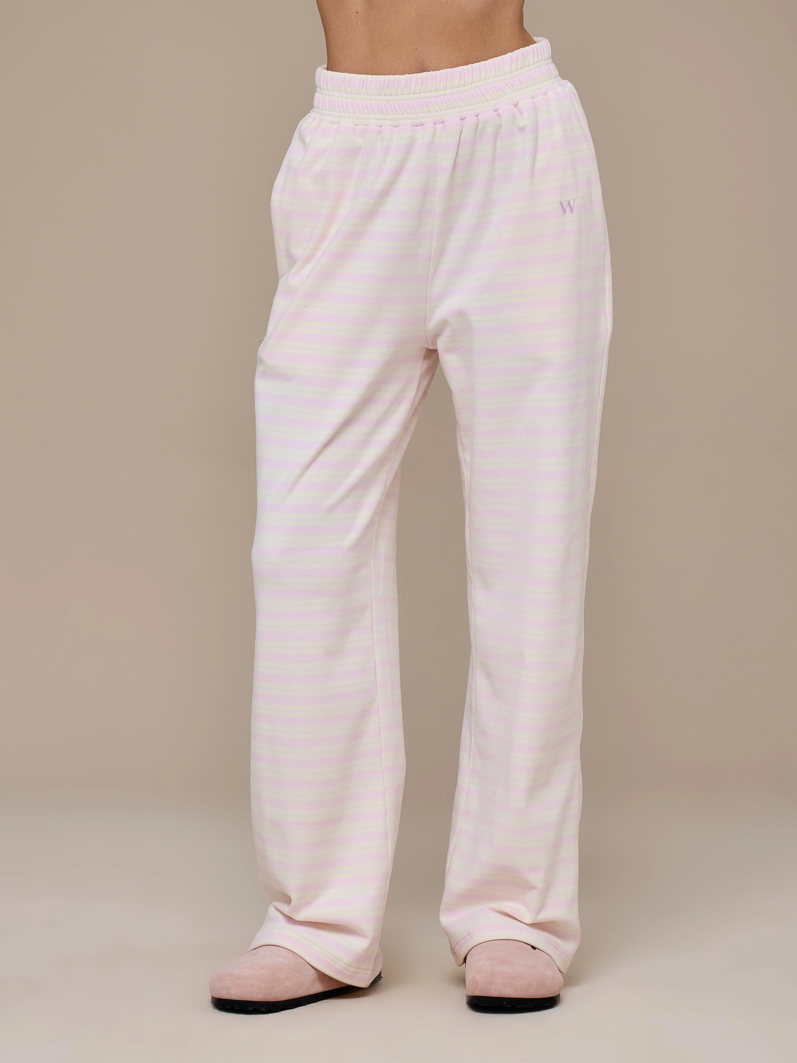 FRANKIE STRAIGHT LEG TROUSERS | PINK & LEMON - Image 3