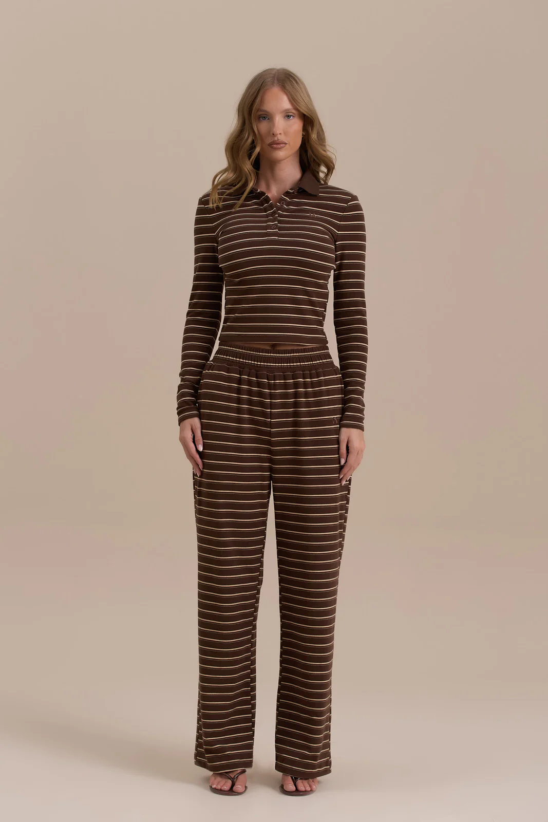FRANKIE TROUSERS | CHOCOLATE STRIPE - Image 10