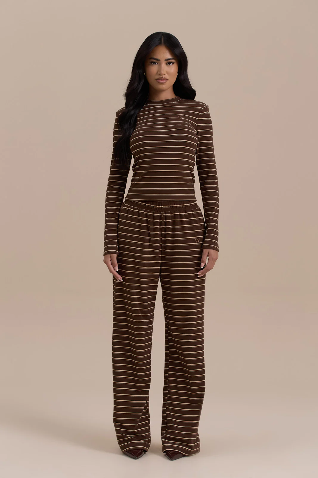 FRANKIE TROUSERS | CHOCOLATE STRIPE - Image 13