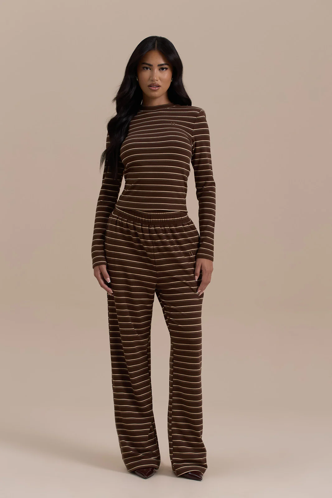 FRANKIE TROUSERS | CHOCOLATE STRIPE - Image 16