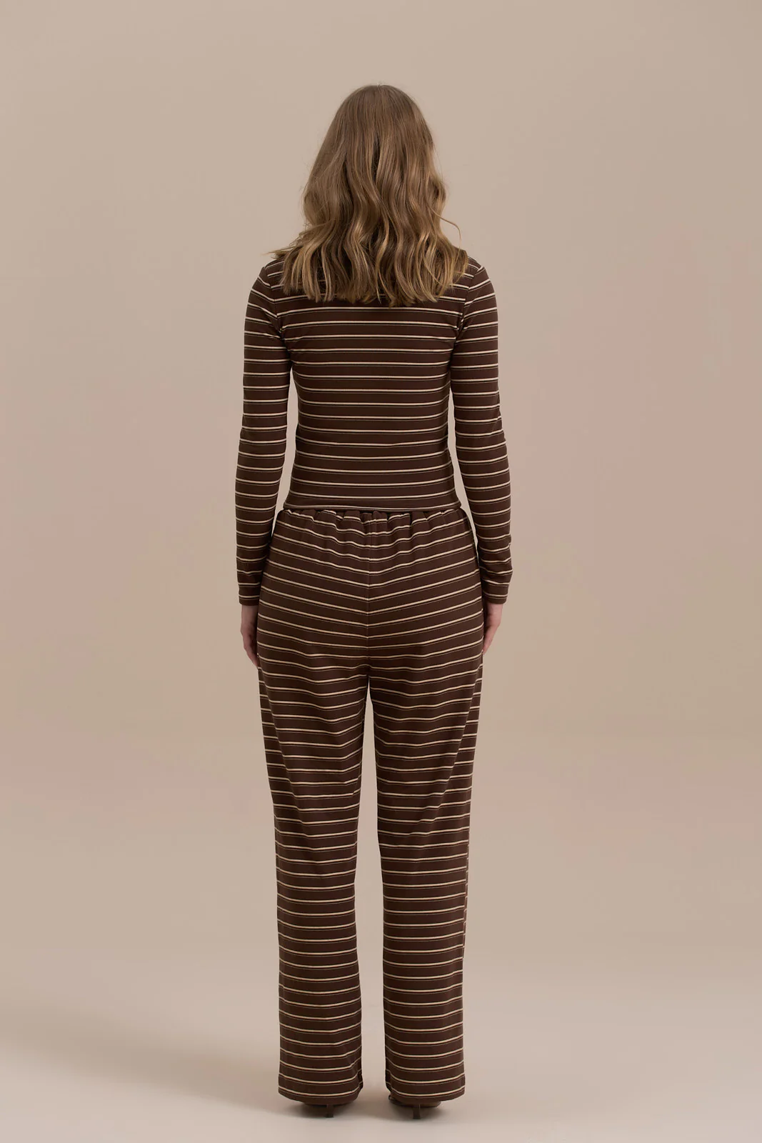 FRANKIE TROUSERS | CHOCOLATE STRIPE - Image 7