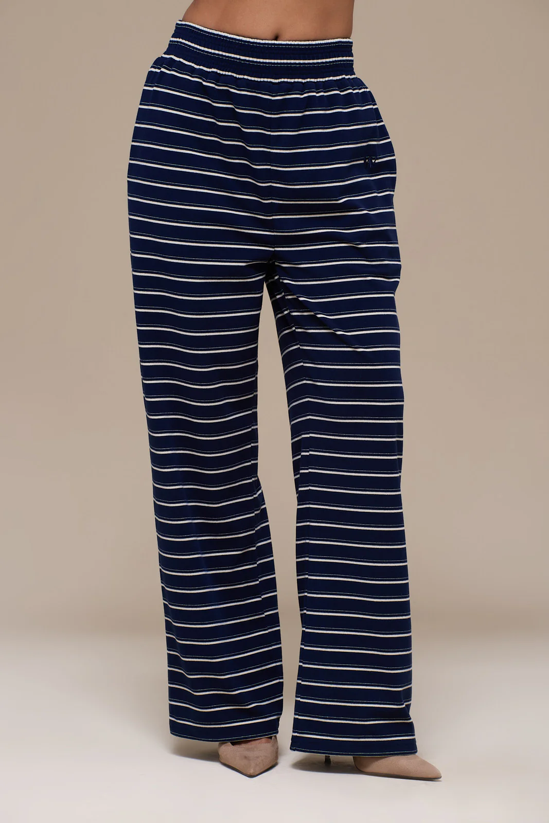 FRANKIE TROUSERS | NAVY STRIPE - Image 5