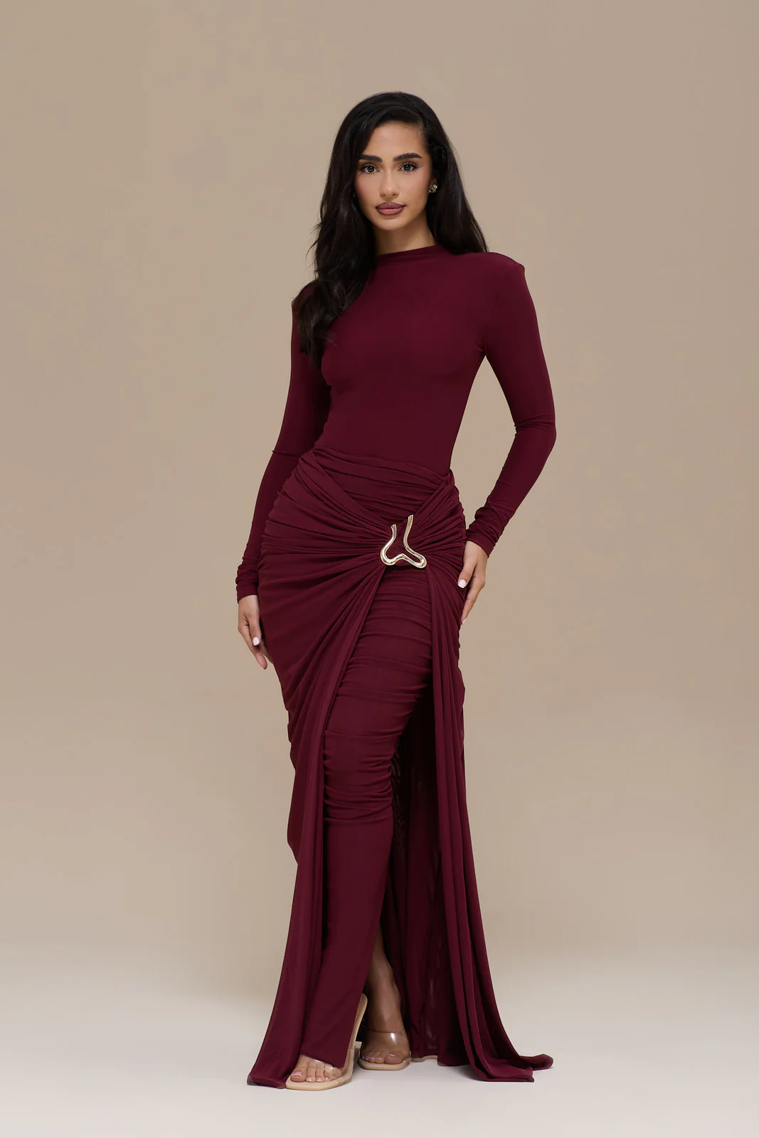 GIA BODYSUIT | WINE - Image 2