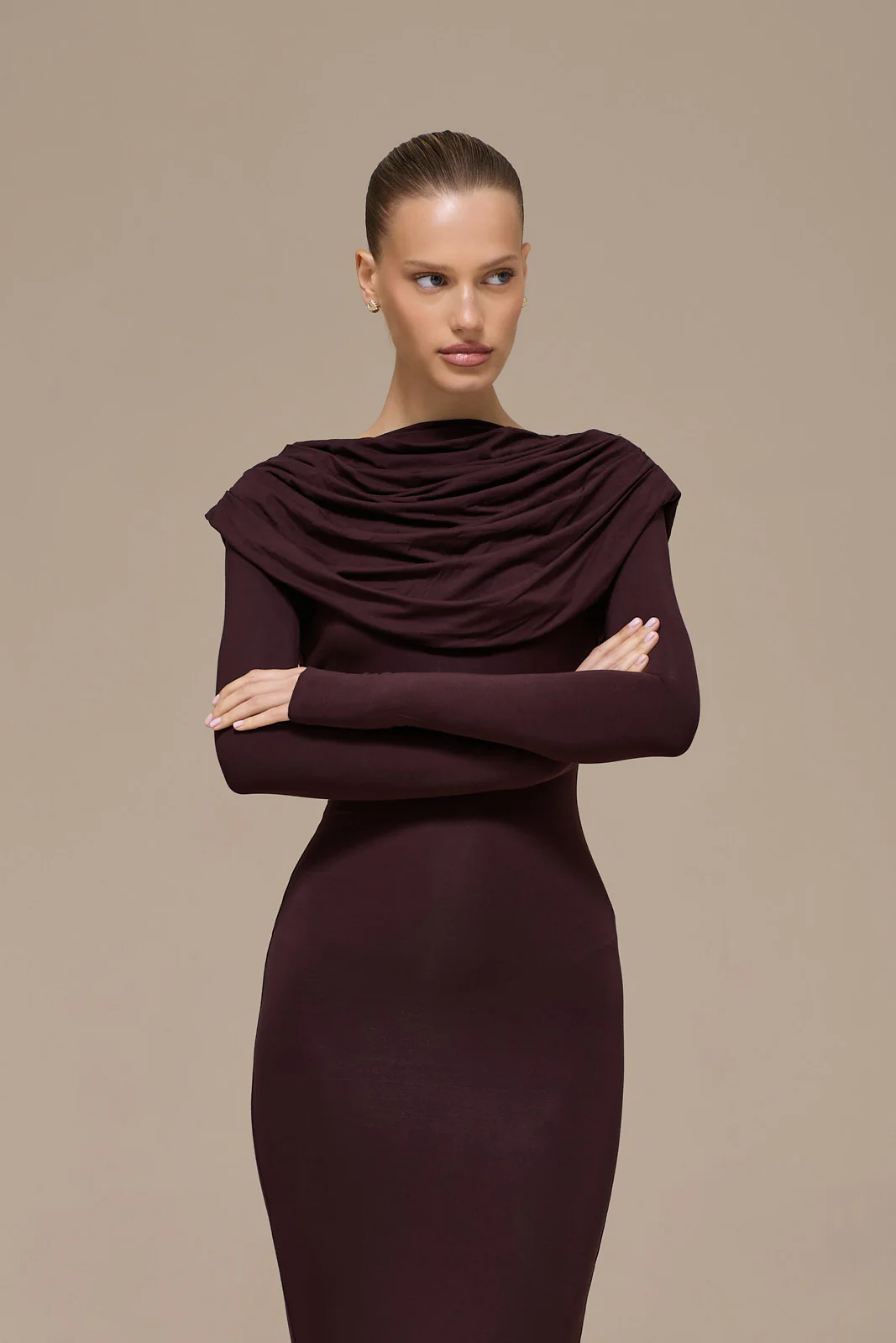 GRACE MAXI DRESS | ESPRESSO - Image 5