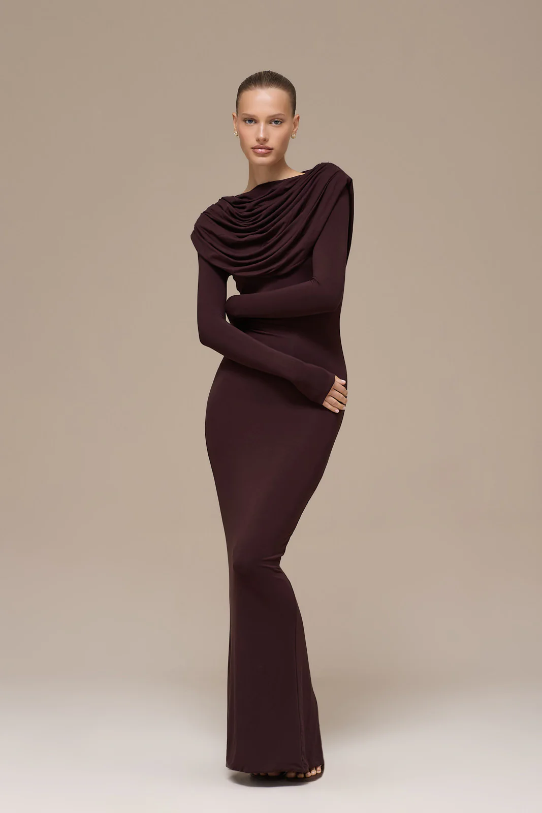 GRACE MAXI DRESS | ESPRESSO - Image 6