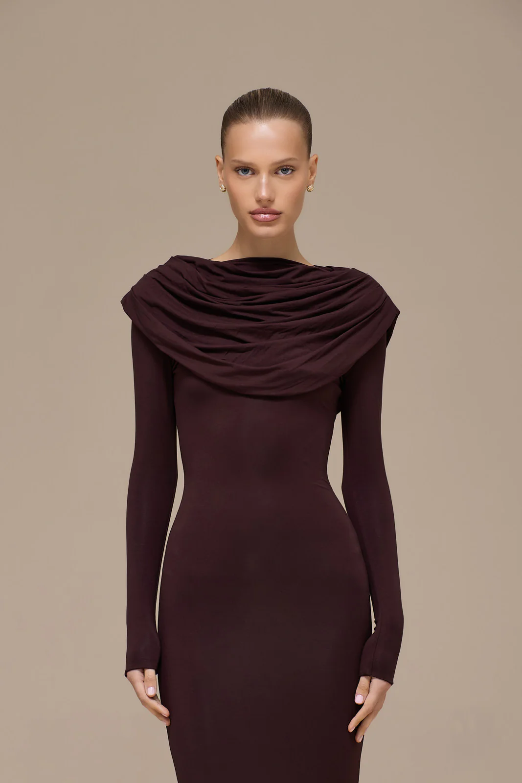 GRACE MAXI DRESS | ESPRESSO - Image 9