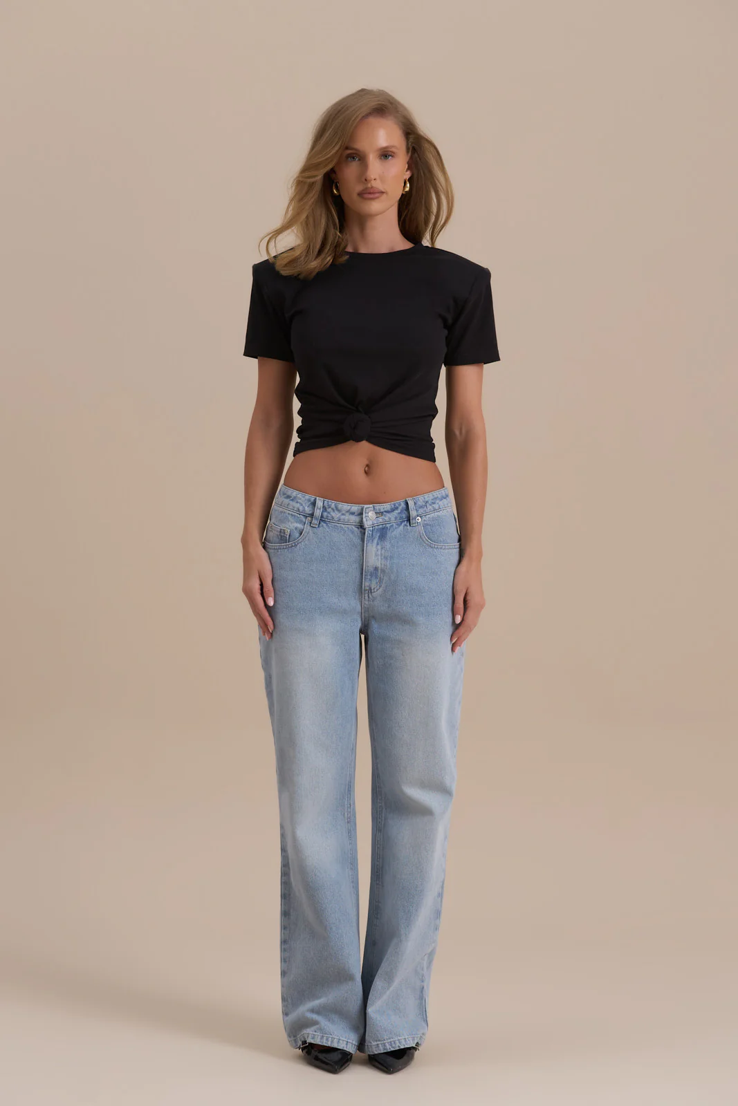 KNOT SO BASIC T-SHIRT | BLACK - Image 3