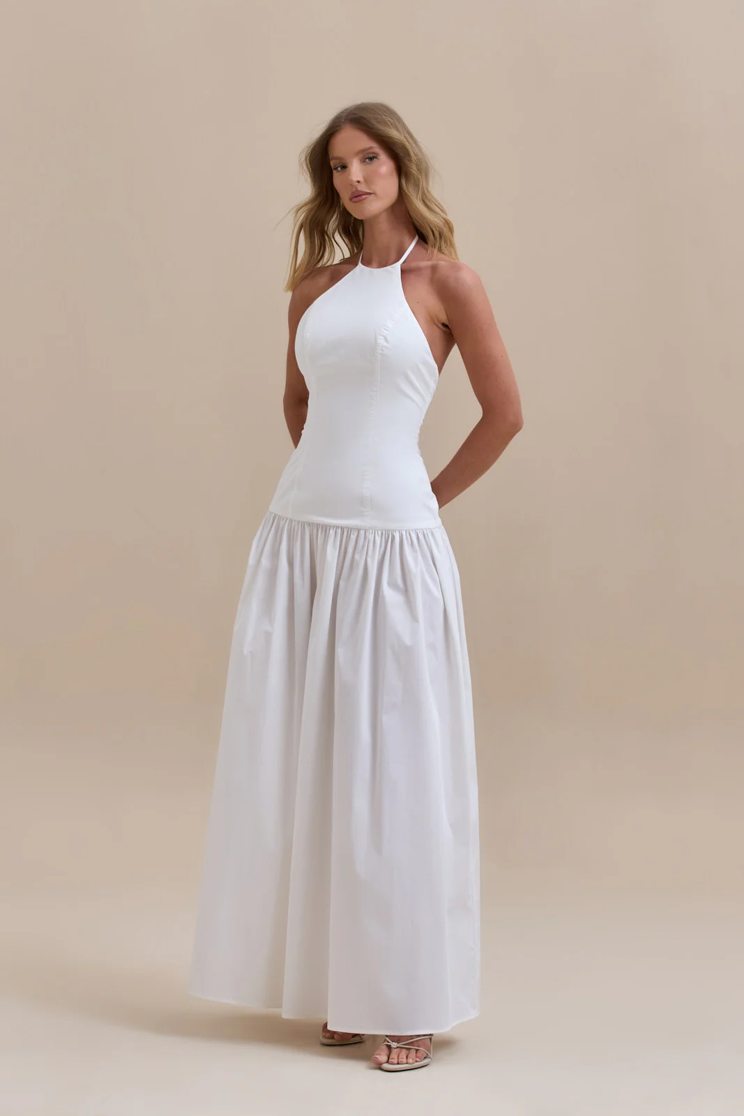 KYLIE MAXI DRESS | WHITE - SALE - Image 3