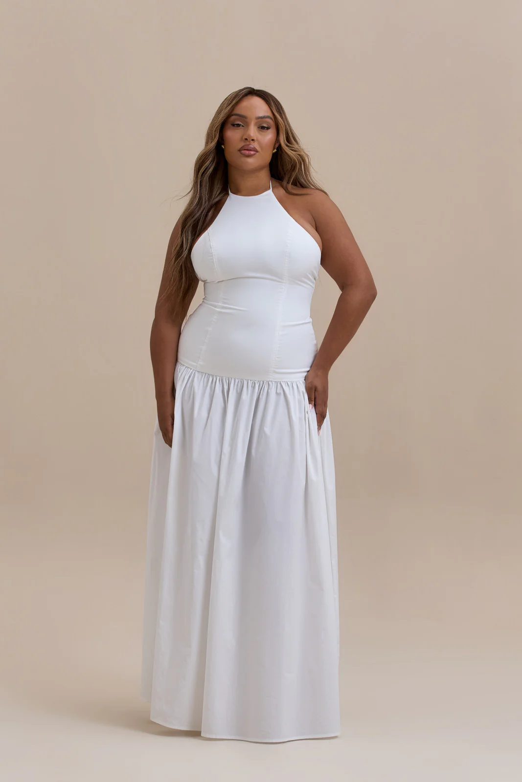 KYLIE MAXI DRESS | WHITE - SALE - Image 7