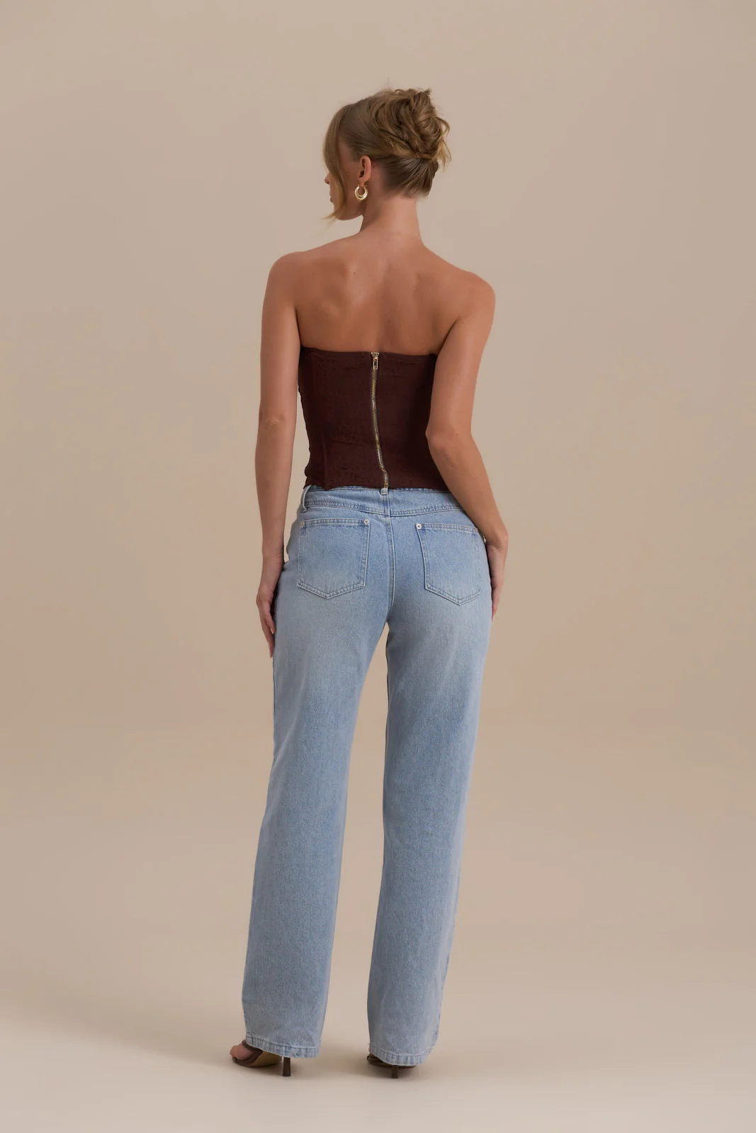 LACIE CORSET TOP | CHOCOLATE LACE - Image 9