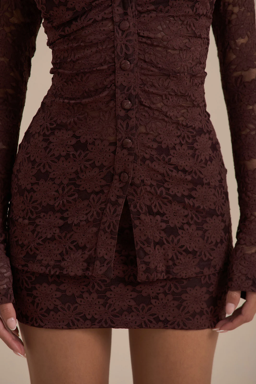 LACIE SKORT | CHOCOLATE LACE - Image 7