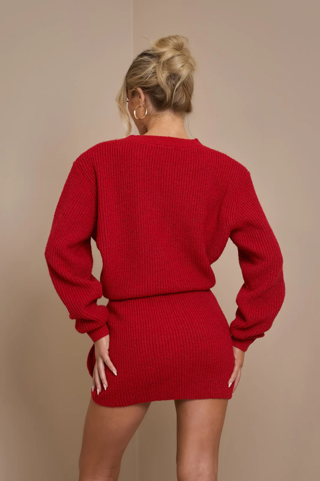 LAROSA KNIT SKIRT | ROUGE - SALE - Image 5