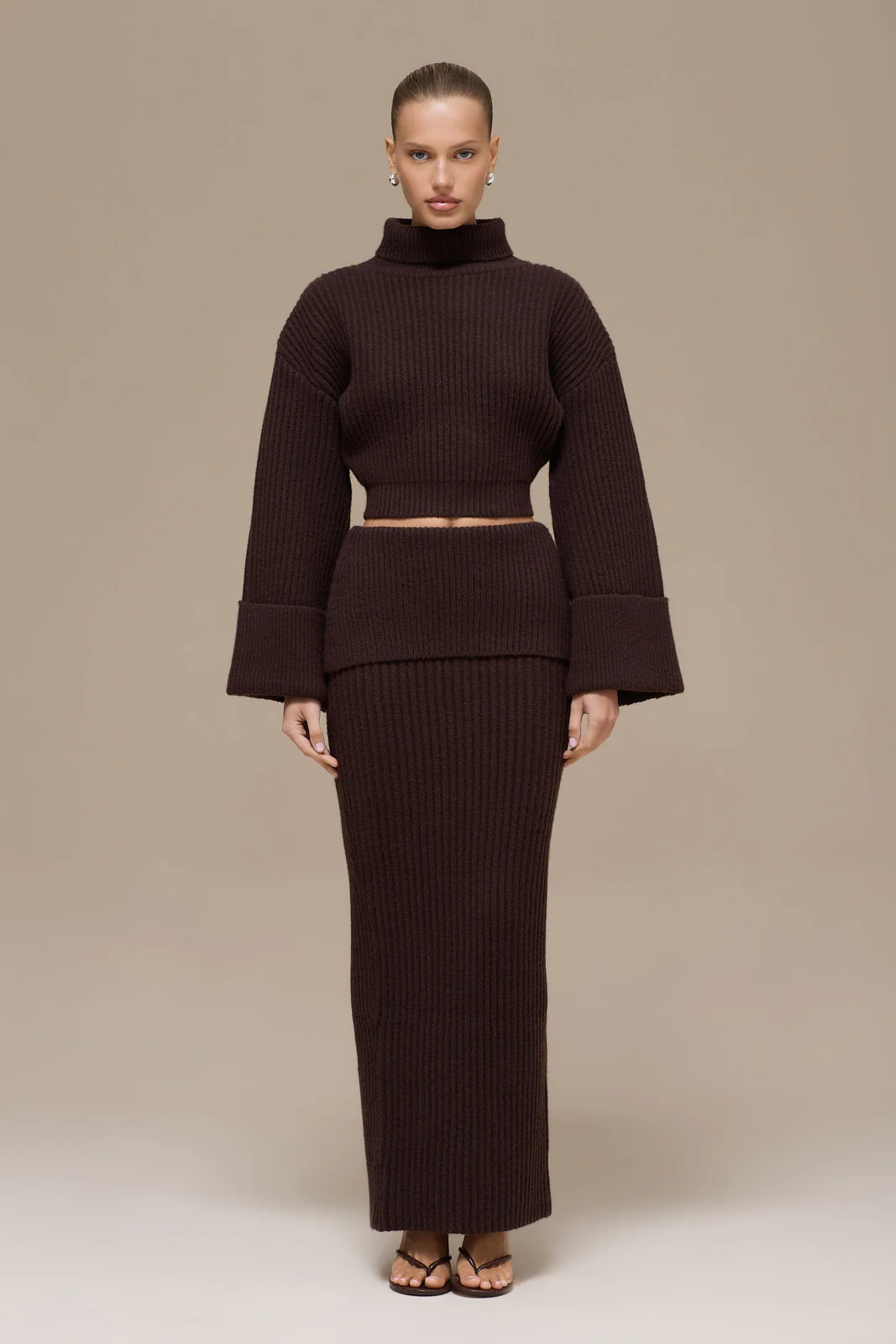 MABEL MAXI SKIRT | CHOCOLATE