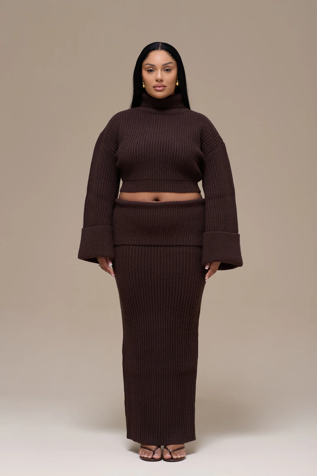 MABEL MAXI SKIRT | CHOCOLATE - Image 13