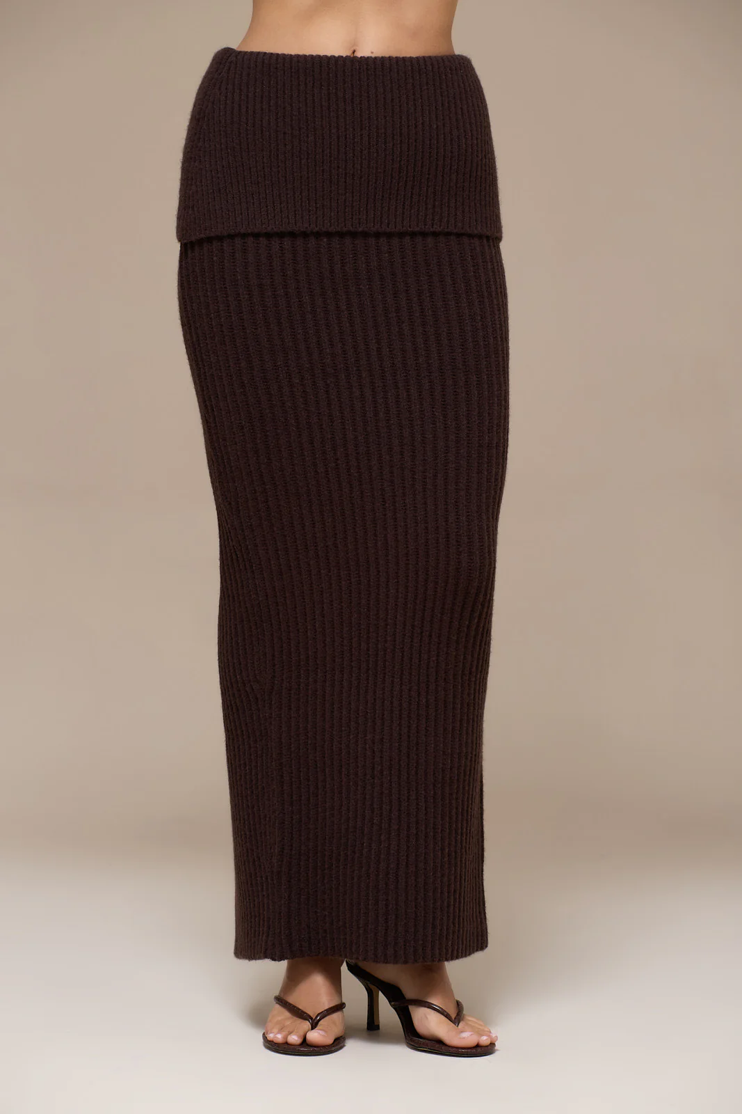 MABEL MAXI SKIRT | CHOCOLATE - Image 6