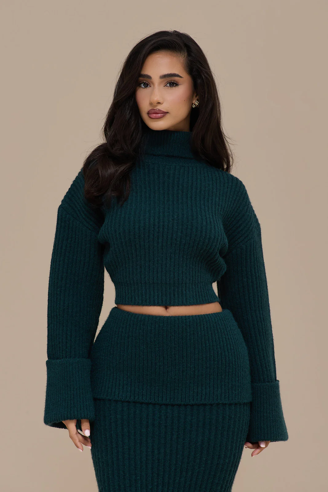 MABEL MAXI SKIRT | EMERALD - Image 6