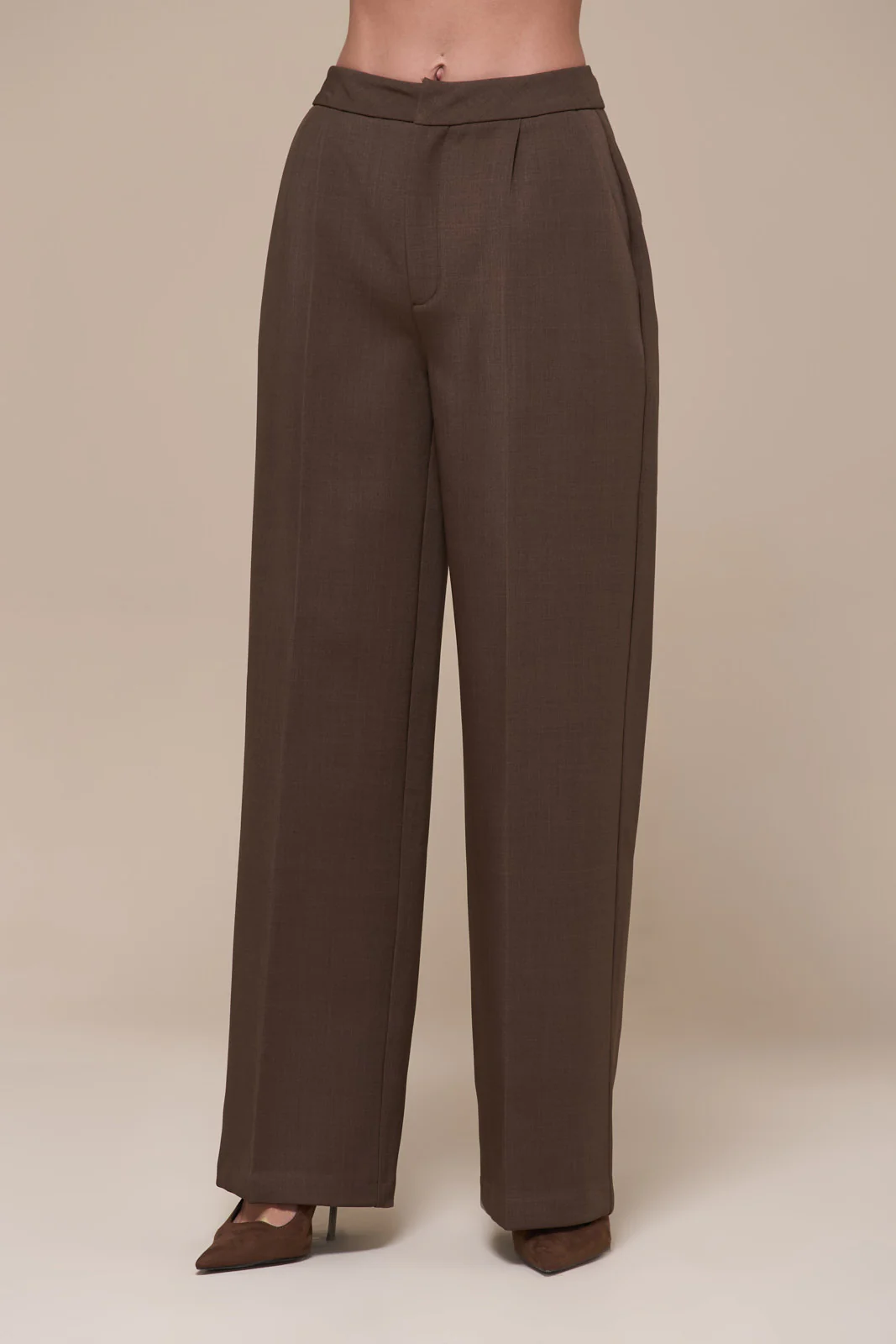 MAEVE TAILORED TROUSERS | BROWN - Image 14