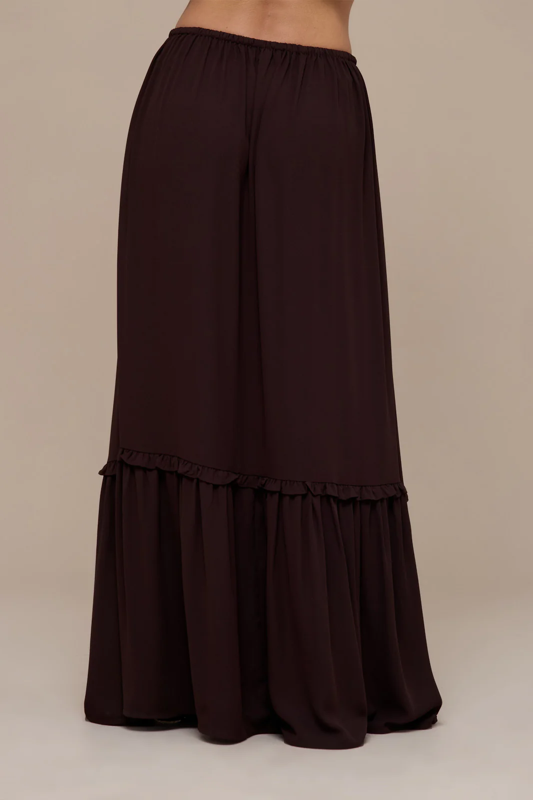 MEADOW MAXI SKIRT | CHOCOLATE BROWN - Image 11
