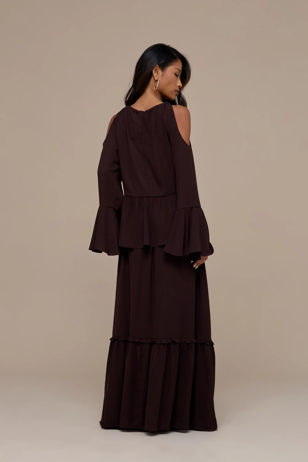 MEADOW MAXI SKIRT | CHOCOLATE BROWN - Image 7