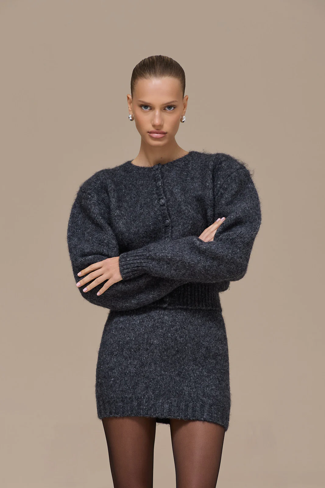 MISTY CARDIGAN | GREY SPARKLE - Image 11