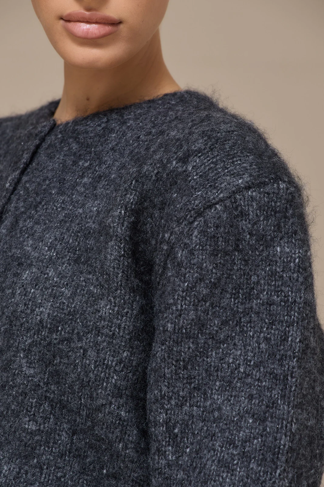 MISTY CARDIGAN | GREY SPARKLE - Image 8