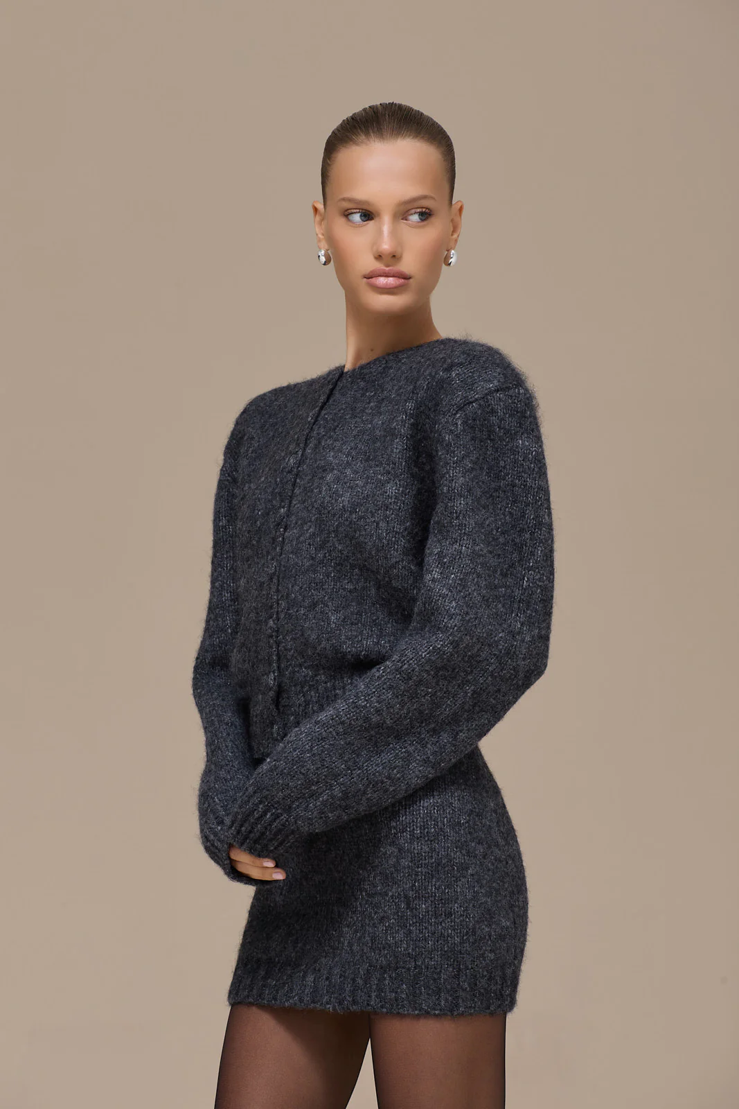 MISTY CARDIGAN | GREY SPARKLE - Image 9