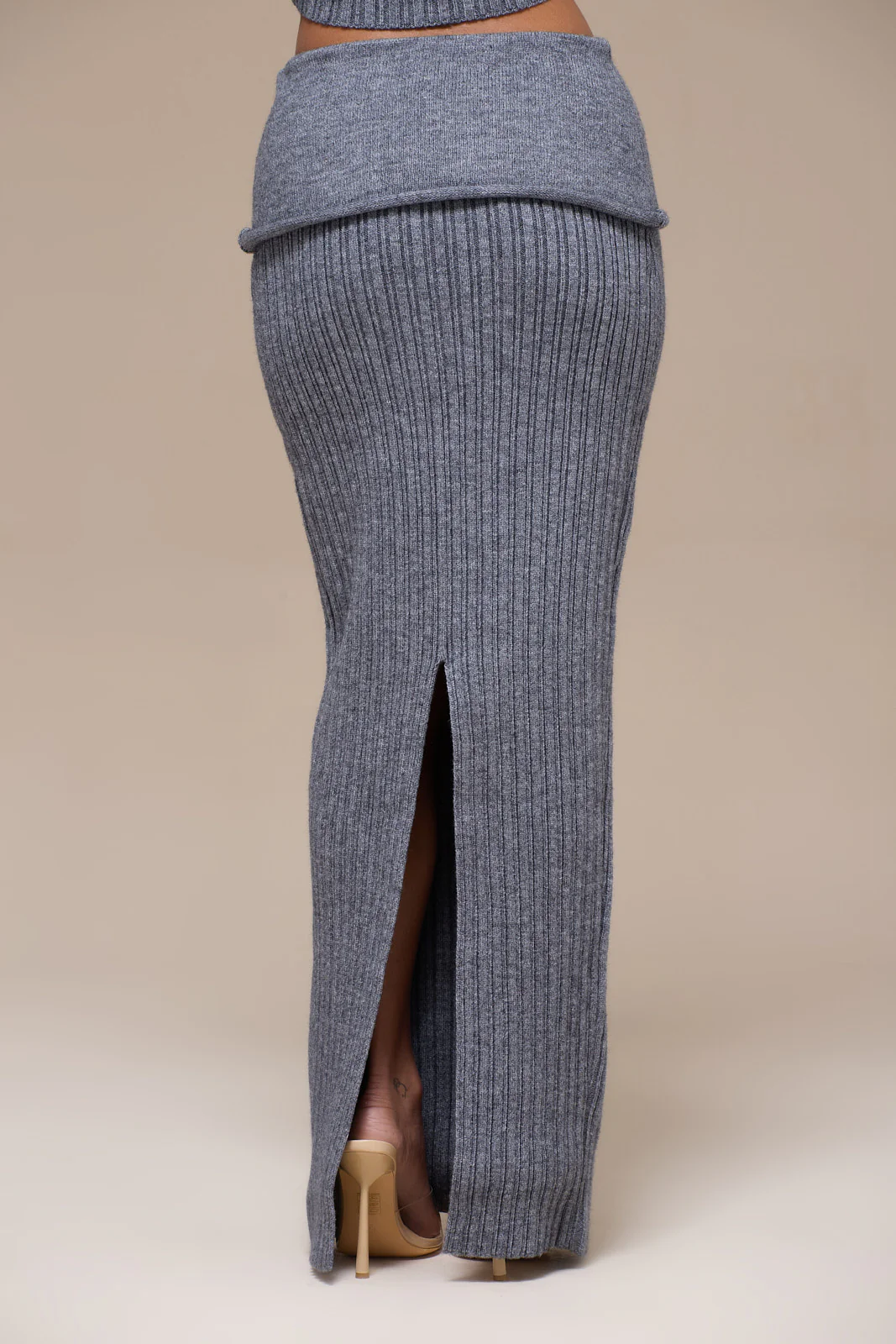 MOLLIE KNIT CO-ORD | GREY - Image 17