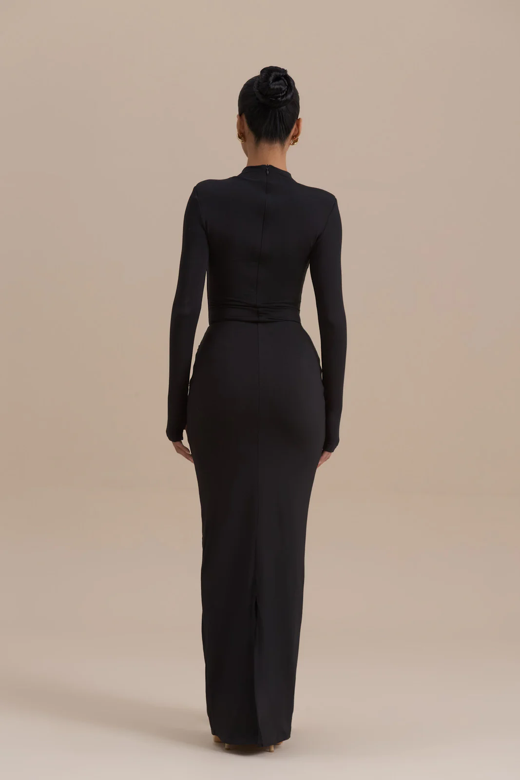 NARA HIGH NECK BODYSUIT | BLACK - Image 3