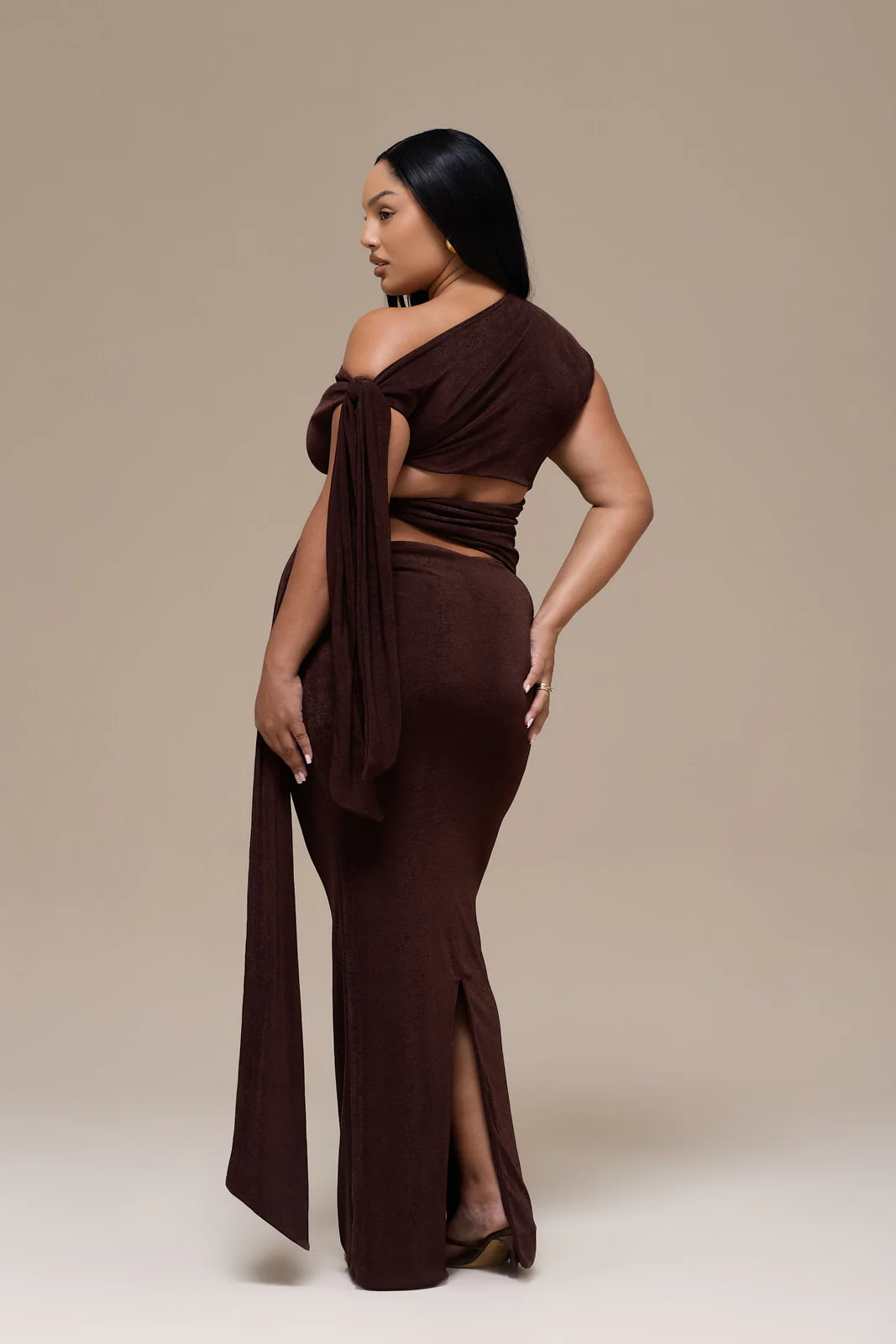 NOA CUT OUT TOP | ESPRESSO - Image 7