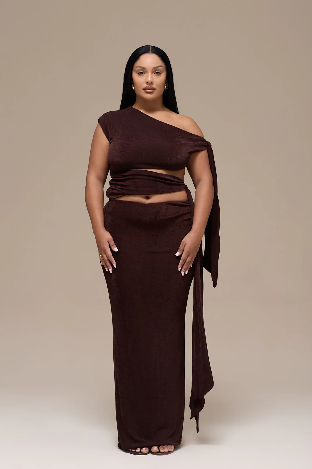 NOA MAXI SKIRT | ESPRESSO - Image 2