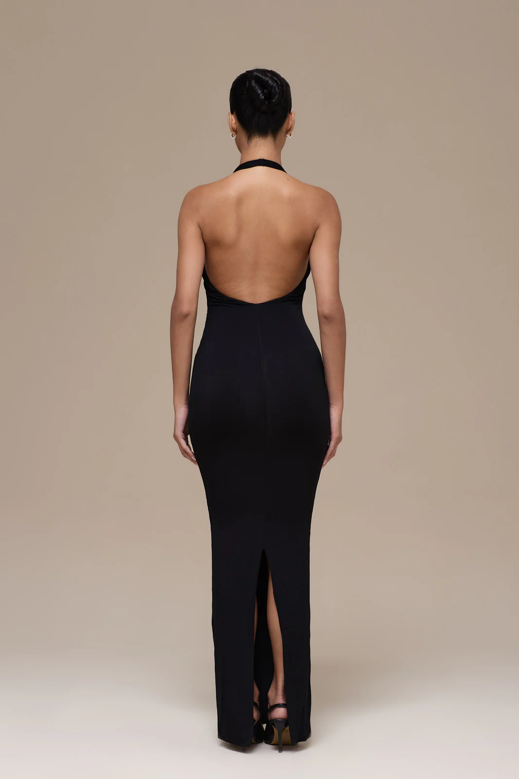 PHE HALTER MAXI DRESS | BLACK - Image 20
